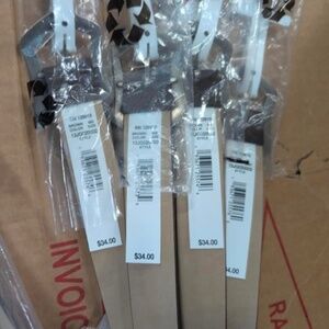 Jessica Simpson Belt Womens Size S,M,L & XL Brown Faux Leather Silver Buckle $15